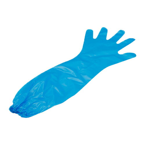 N360 ポリ手袋ロング BLUE サイズ : フリーサイズ 入数 : 30