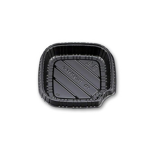 Rakuten - 10%クーポン配布中 TN角丼17-A 黒中皿(N) サイズ : 142×142×26mm 入数 : 900