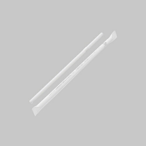 Rakuten - LF-W500フレックスストロー（白）紙包装 バイオ30 サイズ : φ6×210mm10000入 個包装