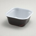 【丼容器・弁当箱】どん重(本体)うるし サイズ : 138×138×60mm 入数 : 800 その1