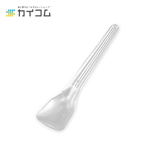 アイスクリーム デザート アイス かき氷 使い捨て スプーン プラスチック 業務用 カトラリー アイス用スプーン#120(透明) バラ サイズ : 120mm 入数 : 5000