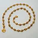 【中古】CHANEL シャネル ココマーク ロング ネックレス ヴィンテージ 97P アクセサリー ゴールド GP レディース レア