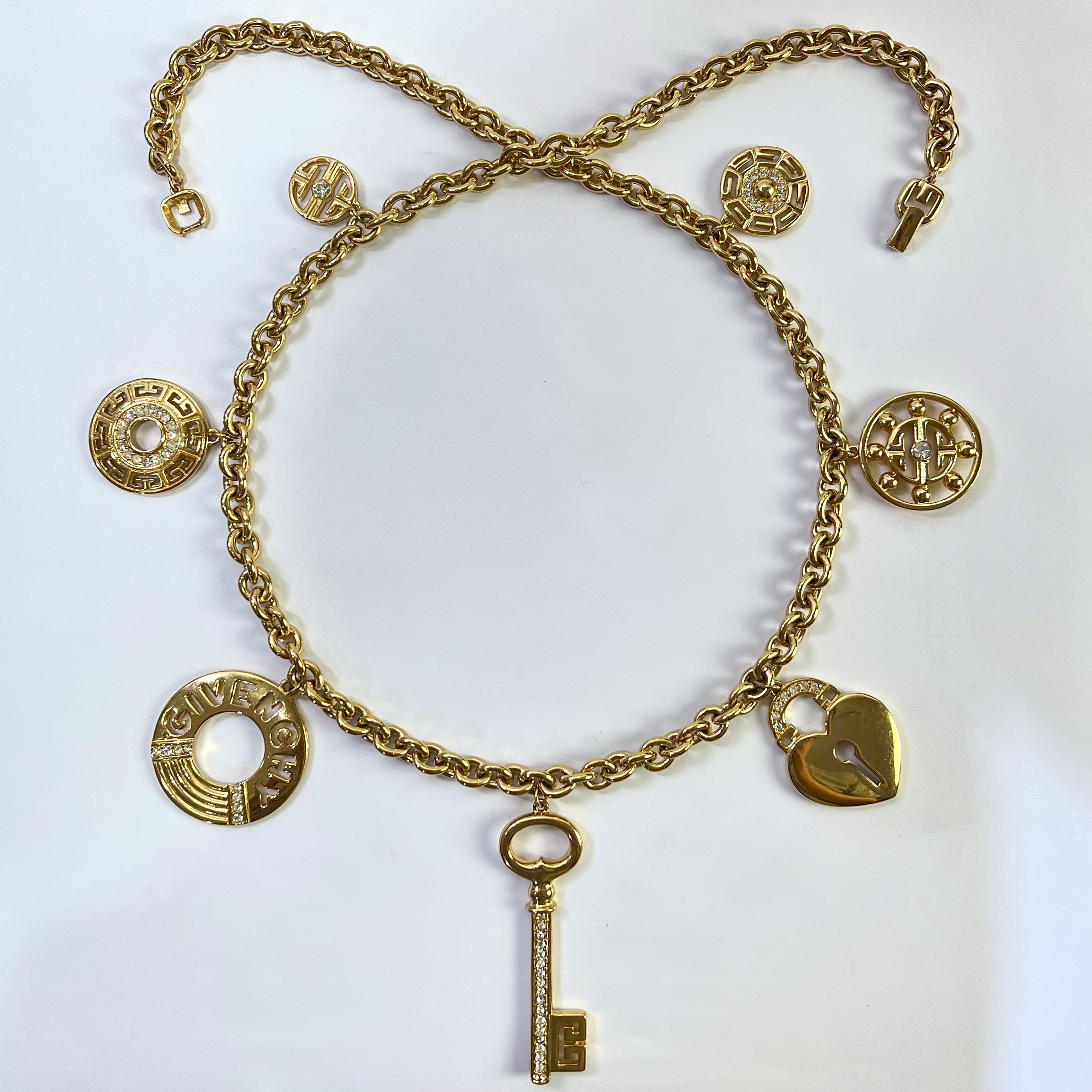 美品✨ ジバンシー ゴールドカラー リボン ネックレス　ブレスレット　3点セット 美品✨ ジバンシー ゴールドカラー リボン ネックレス