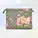 【中古】GUCCI グッチ GGスプリーム セカンドバッグ クラッチバッグ 花柄 430268 ディース ポーチ 美品
