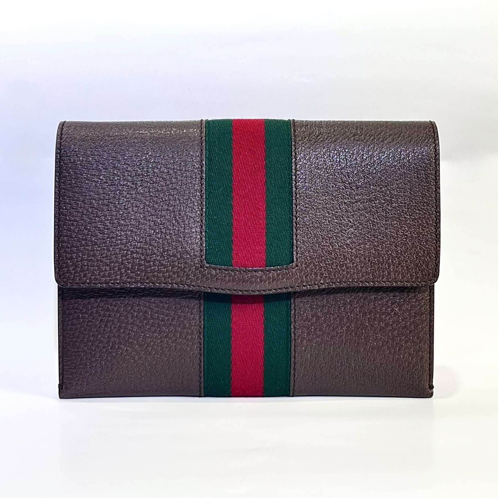 【中古】GUCCI グッチ シェリーライン トーテム ウェブ ポートフォリオ クラッチバッグ 489619 マルチカラー レディース ファッションバッグ 美品