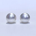 Pt900 天然 白蝶 南洋 パール ピアス 11.1mm 4.2g 本真珠 ホワイト レディース アクセサリー 新品 4(4)
