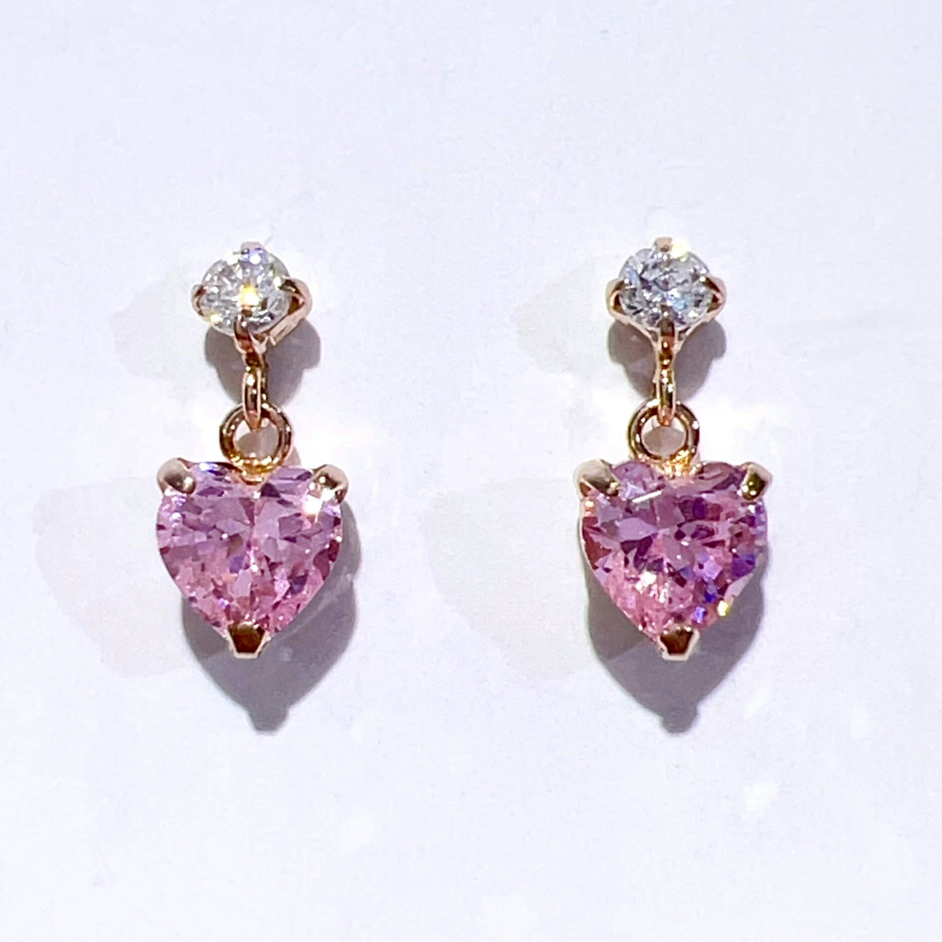 【中古】Canal 4℃ カナルヨンドシー K10PG ピンクトルマリン ピアス 0.7g レディース アクセサリー キャッチ・スタッド ピアス 美品