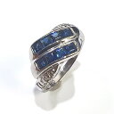 【中古】Pt900 天然 サファイア リング 1.00ct 11号 レディース アクセサリー 指輪(4)