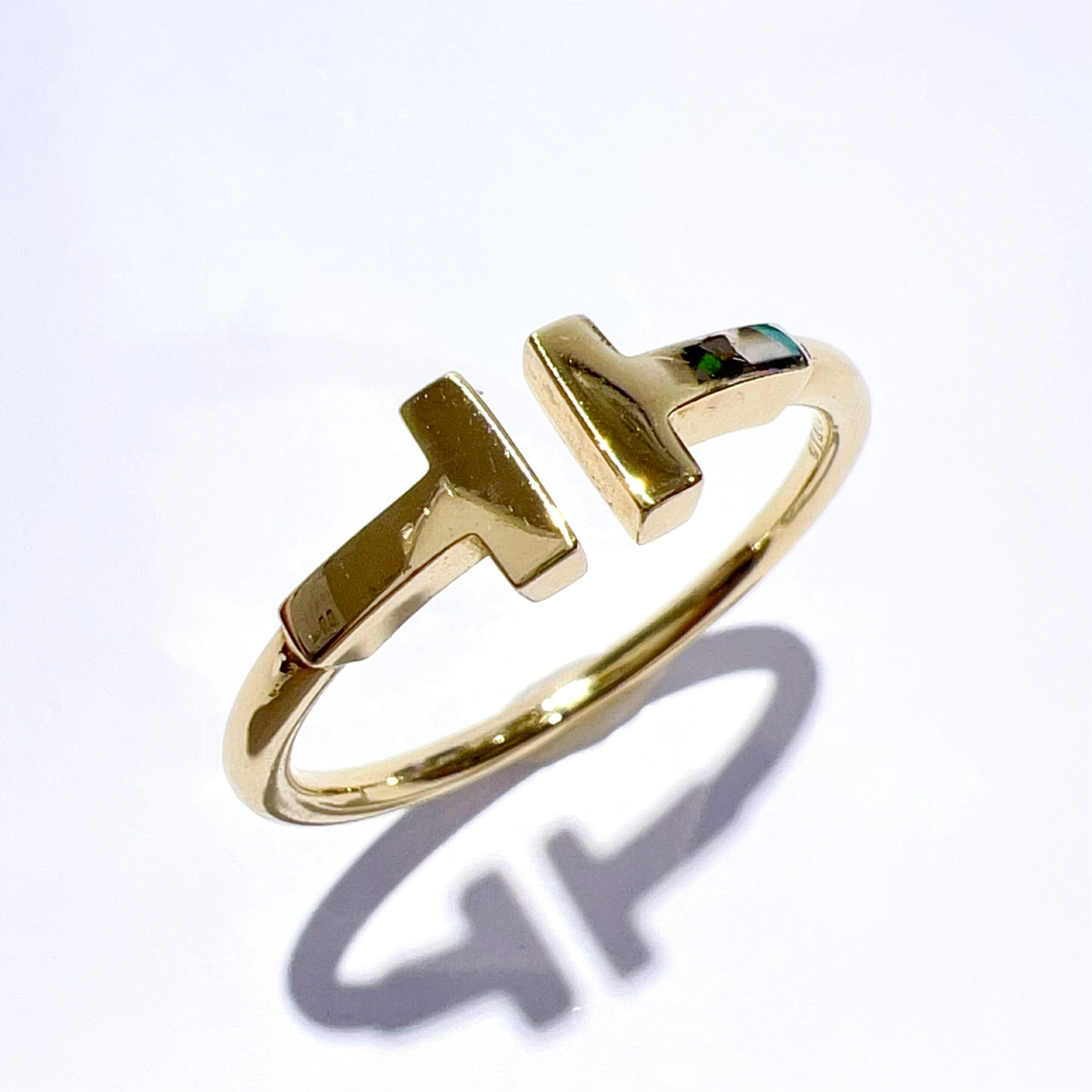 Tiffany & Co. リング　18号 TIFFANY&Co. ティファニー T&CO. バンドリング 指輪 K18 18号
