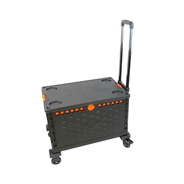 富士商 ウォータータンクカート 折りたたみコンテナ付き 積載荷重100kg 誰でも大量の水を楽に運べる 折..