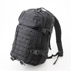 楽天静岡朝日テレビ　ショッピング米軍 防水 突撃部隊 多機能 リュック カバン ブラック アメリカ軍 レプリカ ナイロン 裏防水加工 ミリタリーウェア