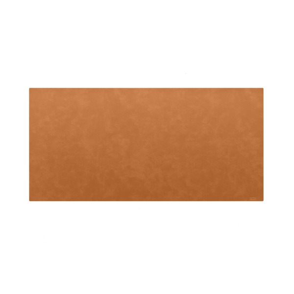 高級PVCレザー デスクマット 【04：ライトブラウン】 620×300mm カット可 日本製 〔DIY素材 背景 クラ..