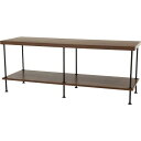 TV台約120cm幅 MBR ミディアムブラウン 組立品【代引不可】(3)