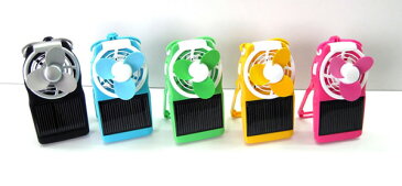 ソーラーパワーファン(Solar Power Fan) USB扇風機 電池不要 充電式扇風機
