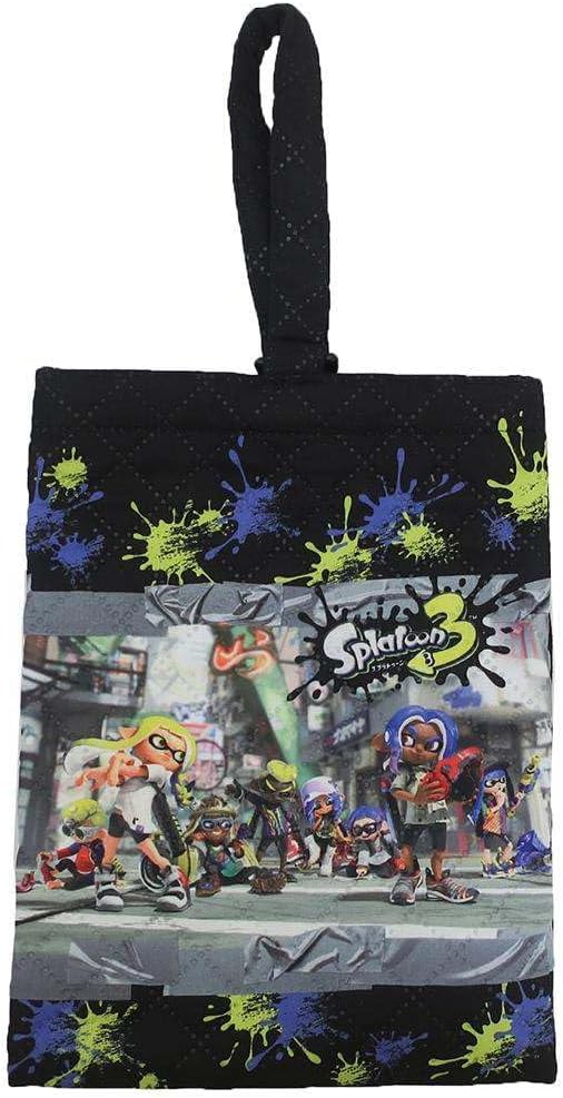 大人気ゲーム「スプラトゥーン3」より、シューズバッグが登場！お馴染みのキャラクターが大活躍しているデザイン ●幼稚園、小学校に必要な上履き入れに ●サイズ：約W210×H280mm