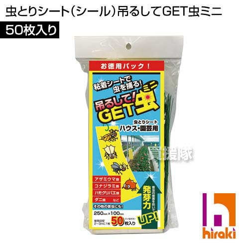 虫とりシート（シール）吊るしてGET虫ミニ（50枚入り） GT-003 【おしゃれ おすす...