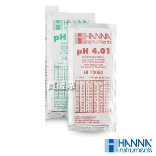 ハンナ pH 標準液 7.01 & pH 標準液 4.01 袋入りセット HI77400P スタンダードタイプ【pH標準液 pH計の校正 ズレ 対策 pH4.01 pH7.01 セット品 使い切り 校正液 コンパクト 持ち運び 消耗品 オプション品 汎用品 メンテナンス品 ハンナ HANNA】【おしゃれ おすすめ】 [CB99]