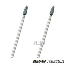 キソパワーツール 軸付砥石 2本(GC) No.26271 【ミニルーター用 先端工具 ガラス セトモノ 宝石 金属 研削 研磨 研ぎ 削る 磨く けんま けず...