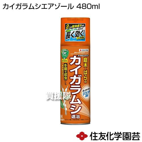 住友化学園芸 カイガラムシエアゾール 480ml 【殺虫剤 殺虫 害虫 防除 ガイガラム...