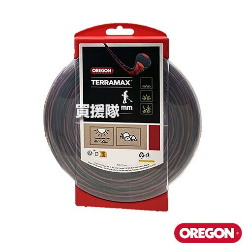 オレゴン(OREGON) ナイロンコード テラマックス 3.5mm×36m ドーナツタイプ 636777 【刈払機 草刈り機 草刈機 刈払い機 芝刈機 芝刈り機 用 刈刃 替え刃 替刃 ナイロンコード 背の高い草 草 岩場 岩 石 強度 耐久性 ハ】【おしゃれ おすすめ】[CB99]