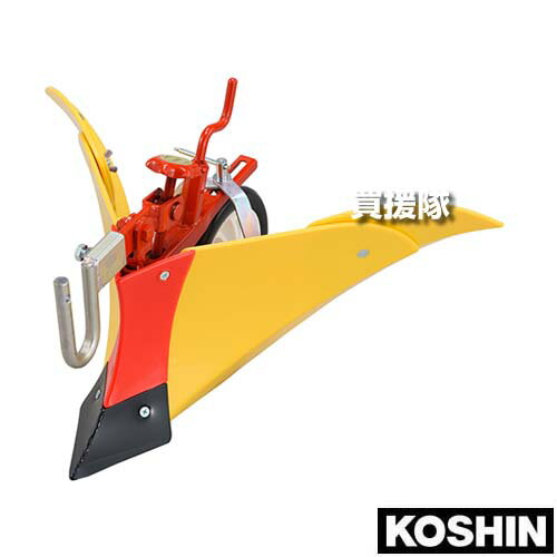 工進 ニューイエロー培土器 尾輪付 PA-532 【KOSHIN 耕運機 耕うん機 耕耘機 EST-500 用 アタッチメント 作業機 作業器 培土器 畝 畝立て うね立て 中耕 耕うん 田 畑 家庭菜園 片培土器 培土板 培土機 培土器】【おしゃれ おすすめ】[CB99]