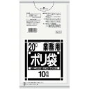 【ポイント10倍】サニパック N-23Nシリーズ20L 透明 10枚 N-23-CL 【DIY 工具 TRUSCO トラスコ 業務用 ポリ袋 大型 中型 収納 ゴミ袋 20l ビニール袋 20リットル 透明 】【おしゃれ おすすめ】[CB99]