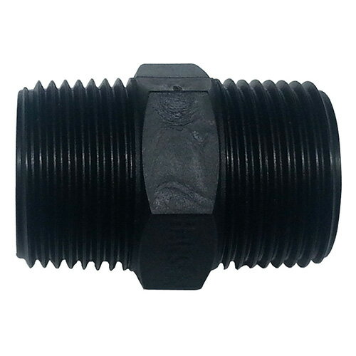 株式会社イリテック 樹脂継手 ニップル(M×M)2 1/2×2 1/2 KN-63 【イリテック 樹脂継手 ニップル(M×M)2 ..