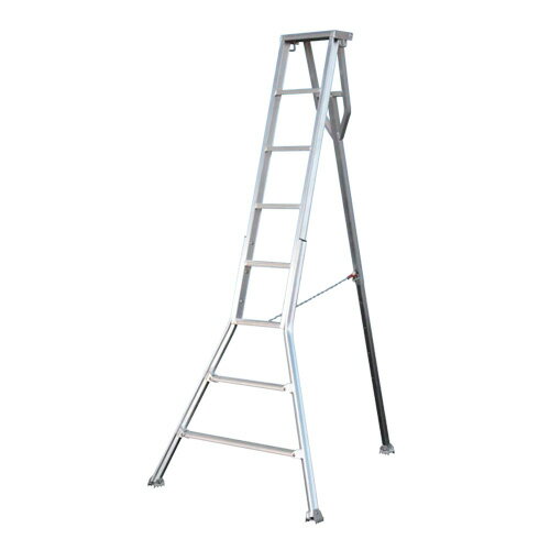 《法人限定》アルミス 組立式アルミ園芸三脚 8尺 A-08 【アルミス 脚立 三脚 園芸用脚立 園芸 造園 組み立て 組立 組立て 組み立 高所作業 コンパクト】【おしゃれ おすすめ】 [CB99]