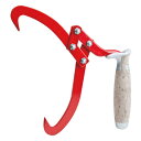 オレゴン 持ち上げ用トング (挟み幅18cm) レザーハンドルタイプ 536321 【チェンソー 伐採 丸太 木材 移動 持ち運び 運搬 フック ツール】【おし...