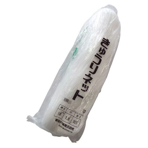 東京戸張 キュウリネット(支柱ネット) 18cm角 1.8m×100m [白緑] WA18100 510386 [カラー:白/緑] 【菜園..