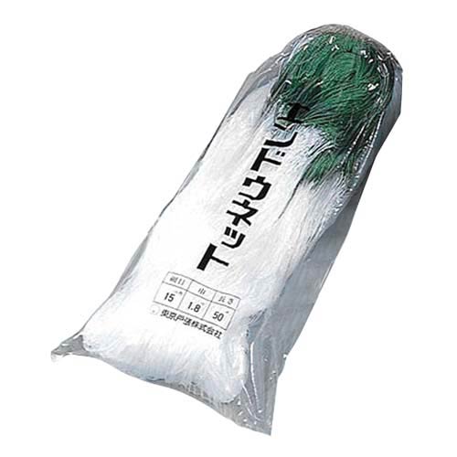 東京戸張 エンドウネット 15cm角 1.8m×50m [白/緑] WD1850 511164 [カラー:白/緑] 【菜園 園芸 家庭菜..