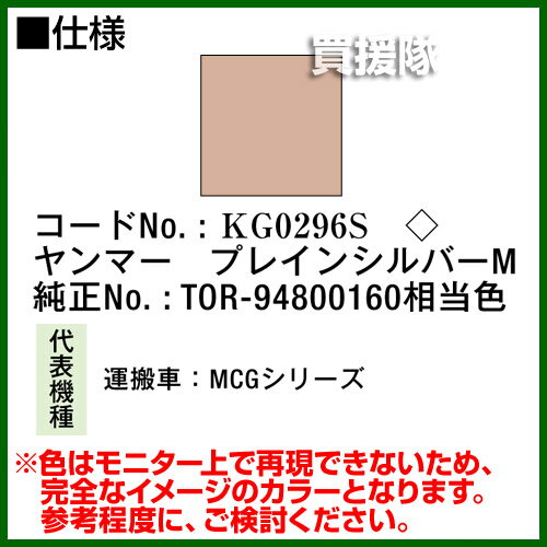 ★最大400円OFFクーポン★6月3日まで★KBL 農業機械用塗料用 タッチアップスプレー KG...