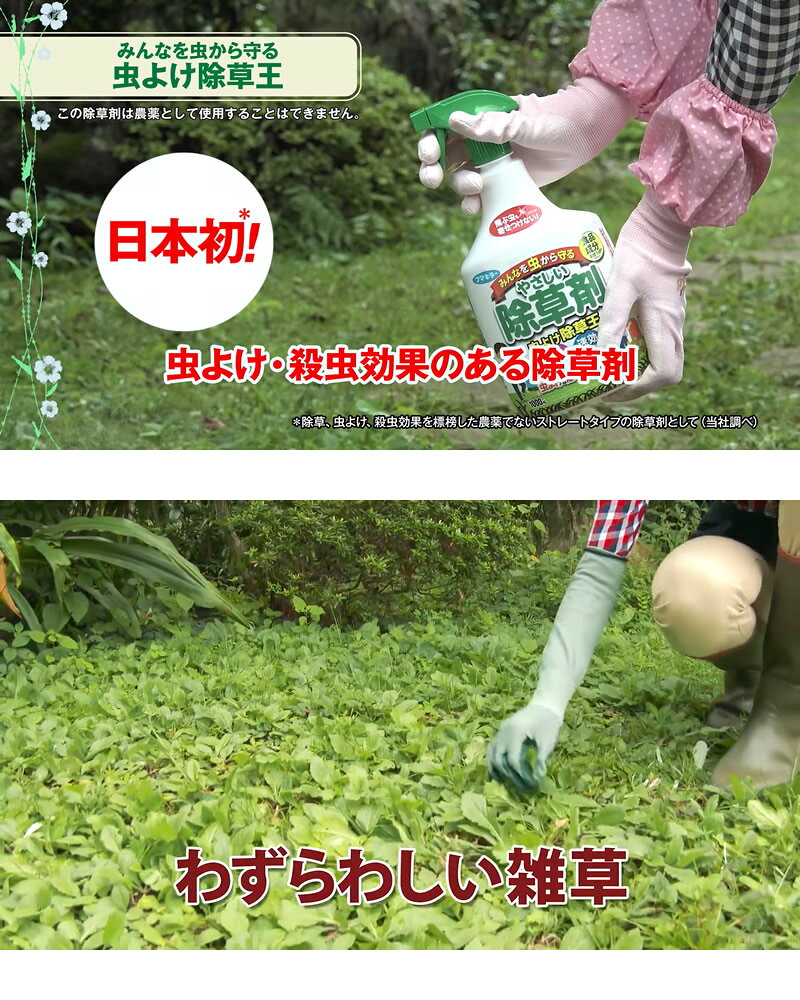 ★最大1000円OFFクーポン★7/9まで★フマキラー 除草剤 虫よけ除草王 1000ml 【ガーデ...