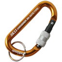 【ポイント10倍】 SK11 ロックカラビナ BN SAC-880BNゴールト 【FJtools SK11 ロックカラビナ BN SAC-880BNゴールト 収...