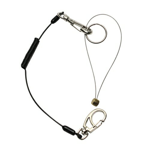 【ポイント10倍】 SK11 セフティコード S0.5kg SSC-05S ブラック 【FJtools 耐久 伸縮 落下防止 紛失防止 安全コード 一体成型 丈...