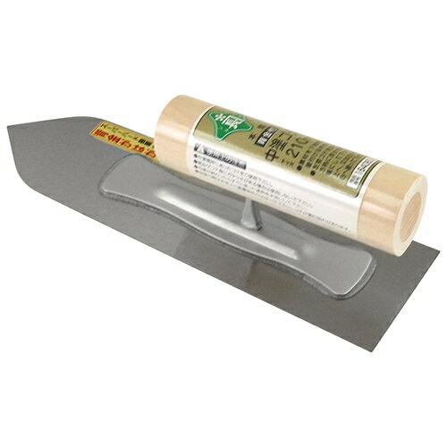 【ポイント10倍】 緑長 背金付本焼中塗鏝 210MM 【FJtools 緑長 背金付本焼中塗鏝 210MM 大工道具 左官鏝 中塗鏝 4977292164061 】【おしゃれ おすすめ】[CB99]