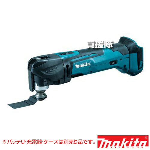 納期について：【取寄】通常3〜5日の発送予定(土日祝除く) 【makita 正規品 18V STARLOCK OIS スターロック 先端工具 交換 用途多様 切断 剥離 研削 研ぐ 削る 木材 金属 モルタル 工具 電動工具 DIY ツール 工具 用品 大工 日曜大工】 「高容量6.0Ah」仕様登場で作業量アップ！ 42種の先端工具(別売)で多彩な作業！工具レスでブレード交換！ 仕様 メーカー　　マキタ 品名　　充電式マルチツール [本体のみ/バッテリ・充電器・ケース別売] 品番　　TM51DZ JANコード　　0088381674072 重量　　約2.2(バッテリ含)kg 振動数(min-1)[回/分]　　6000〜20000 振動角度　　左右1.6度(計3.2度) 電源(V)　　直流18 1充電当たりの作業量(目安) ※1　　約42分 付属品　　カットソーTMA047(A-63797)、サンディングパッド(A-53447)、サンディングペーパー(木工用#60/#120/#240各2枚)、ツールボックス ※バッテリ・充電器・ケース別売です。 ※1.数値は参考値です。バッテリの充電状態や作業条件により異なります。