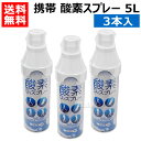 ★ポイント最大8倍＆最大1000円OFFクーポン★5/1限定★携帯酸素スプレー 5L 3本入 【酸素ボンベ 携帯 酸素スプレー 4971668060254 呼吸困難対策 酸素缶 日本製 低酸素血症対策 登山 子供 酸素吸入…