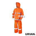 URVAN(アーヴァン) レインコート 安全合羽 上下セット オレンジ 3L #28900 【レインコート レインウエア レインウェア レインスーツ アウトドア...