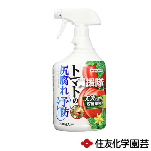 住友化学園芸 トマトの尻腐れ予防スプレー 950ml×15本 【水溶性 カルシウム肥料 追肥 カルシウム 欠乏 不足 尻腐れ症 予防 対策 トマト とまと 用】【おしゃれ おすすめ】[CB99]