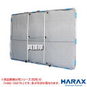 《法人限定》ハラックス ガーネット 飛散ガード 2台セット 幅210cm×高150cm HBE-1521K 【道路 公園 刈払機 草刈り機 草刈り作業 異物 石...