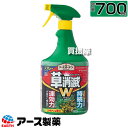 アース製薬 草消滅 除草剤 アースカマイラズ スプレー 700ml 【草消滅 そのまま使える スプレータイプ 除草剤 速効性 続性 5～8か月、最長10か月間効果が持続 ドクダミ スギナ ササ ススキ 厄介な雑草に 根まで枯れる】【おしゃれ おすすめ】[CB99]