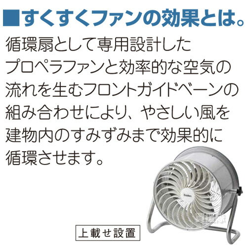 スイデン すくすくファン 3相200V SHC-35C-3 【農業用 ハウス 用 扇風機 送風機 循環扇 循環ファン サーキュレータ 熱気 暖房 煙 炭酸ガス 空気 循環 全閉型 施設 倉庫 工場 夏 冬 ステンレス製 耐久 安全 園芸 おしゃれ おすすめ】 3