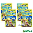 ★ポイント最大8倍＆最大1000円OFFクーポン★5/1限定★ハイポネックス マグァンプK 大粒 500g×4袋セット 【植物栽培 用 肥料土に1回混ぜ込むだけ 長く効く 約2年間の効きめ 粒剤 植えつけ 植えかえ 土に混ぜ込む 元肥 マグネシウム配合 花木 果樹 バラ 宿根草 山野草 HYPON