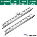 ★ポイント最大10倍&最大400円OFFクーポン★8月1日限定★《法人限定》昭和ブリッジ アルミブリッジ GP-T型 2.0t/2本セット 400幅 ツメ GP...