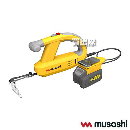 ★P5倍★ムサシ 18V 充電式 除草バイブレーター バッテリー ホルダー型 WE-770 【コード ...