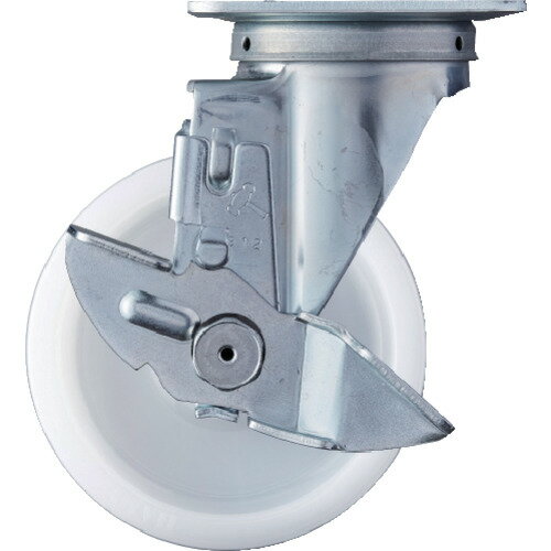 【ポイント10倍】ハンマー 旋回式ナイロン車輪 125mm ストッパー付 413S-N125 【DIY 工具 TRUSCO トラスコ 】【おしゃれ おすすめ】[CB99]