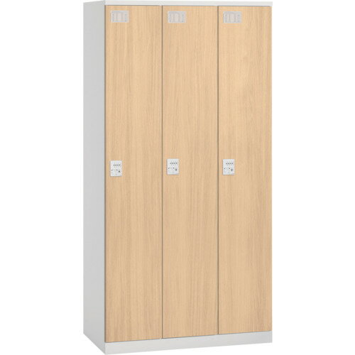 【ポイント10倍】(株)イトーキ ITOKI ロッカー クローレ3人用 木目ダイヤルタイプ HCE-0931WF-92 【DIY 工具 TRUSCO トラスコ ...