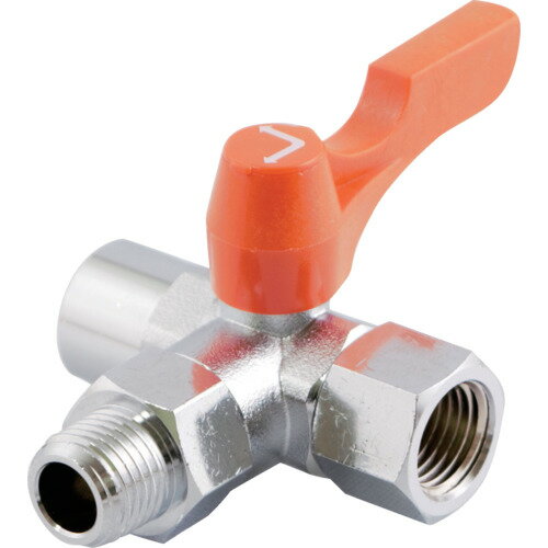 【ポイント10倍】アソー(株) ASOH ボールバルブ エースボール3W 横型三方弁 外×内ネジ型 PT1/8 BT-3111..