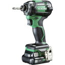 【ポイント10倍】工機ホールディングス(株) HiKOKI 10.8Vコードレスインパクトドライバ 4.0Ah 高性能モデル バッテリーセット品 WH12DCA...